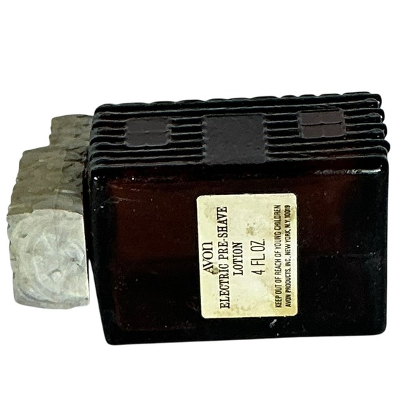 Vintage Avon Log Cabin Empty Wild Country Aftershave Glass Bottle Collectible - Picture 11 of 16